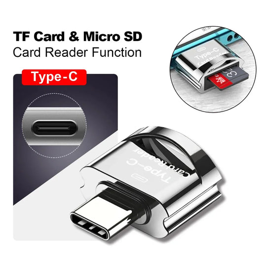 Memory Card Adapter Cardreader for Samsung Xiaomi Mini Micro Card Reader